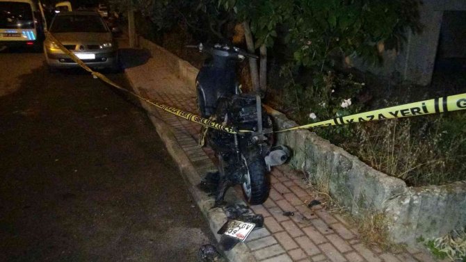 Tartıştığı Babasının Motosikletini Yaktı
