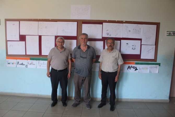 Köyceğiz’de Öğrenciler Karikatür Atölye Çalışması Yaptı