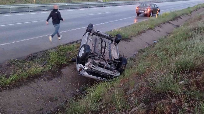 Şiddetli Sağanak Yağış Kazaya Sebep Oldu