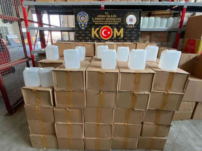 400 Litre Sahte İçki Ele Geçirildi