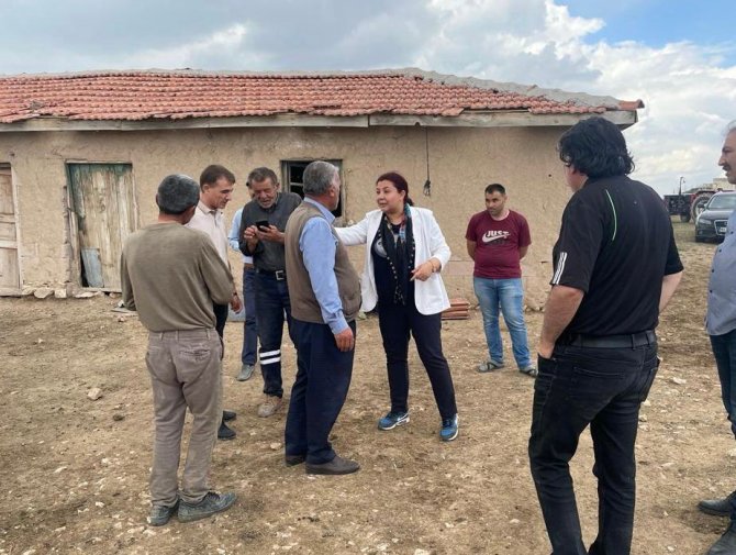 Ak Partili Ünsal, Afetten Zarar Gören Mucur İlçesinin Köylerini İnceledi