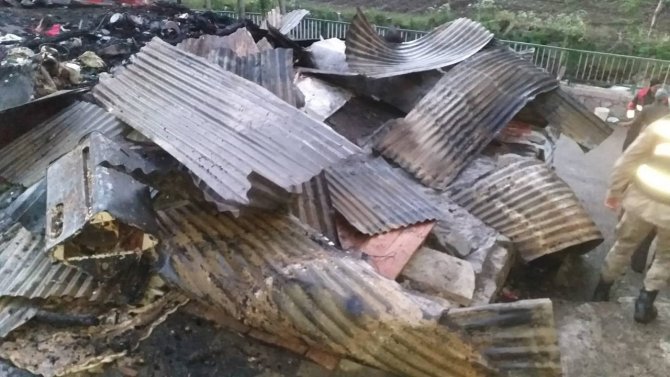 Demirkaş Köyünde Merek Yangını