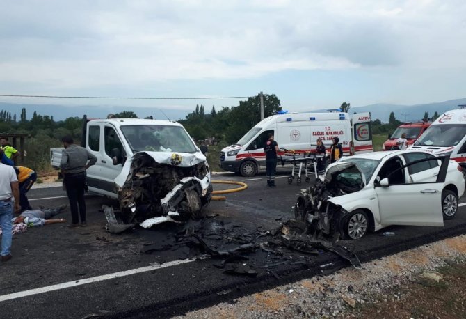 Togg Şantiye Girişinde Feci Kaza