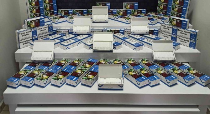 Denizli’de Binlerce Kaçak Sigara Ele Geçirildi