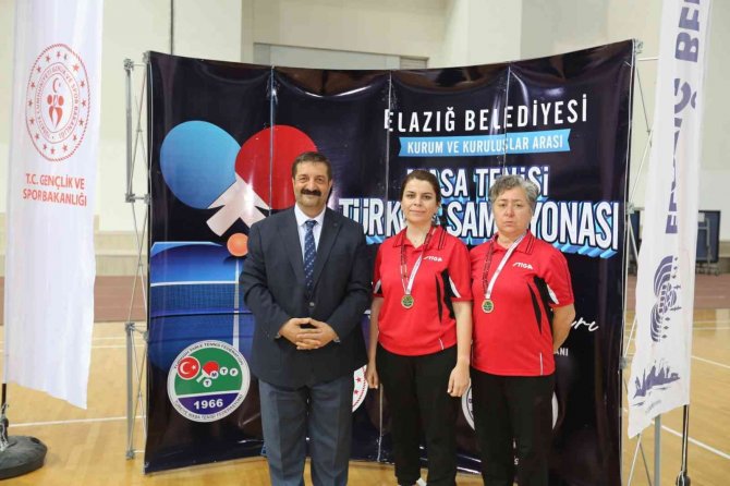 Kurum Ve Kuruluşlar Arası Masa Tenisi Türkiye Şampiyonası Sona Erdi
