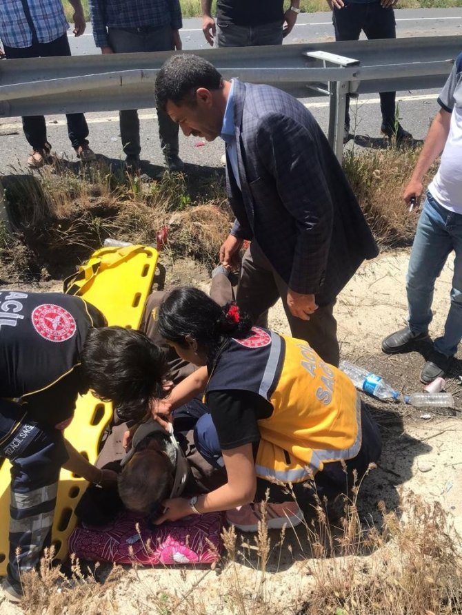 Horasan - Pasinler Karayolunda Trafik Kazası: 2 Yaralı
