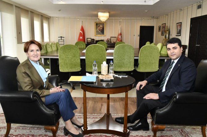 Akşener, Demokrat Parti Genel Başkanı Uysal’ı Ziyaret Etti