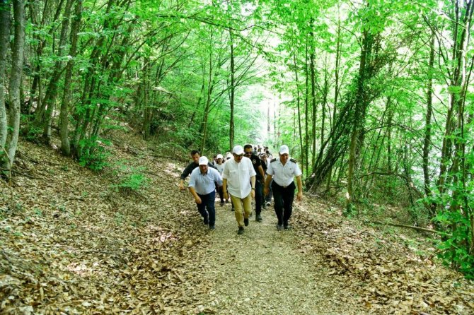 Küçük Elmalı Göletinde Çevre Yürüyüşü Yapıldı