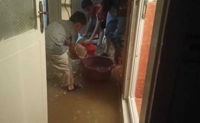 Tokat’ta Sağanak Yağış Su Baskınlarına Neden Oldu