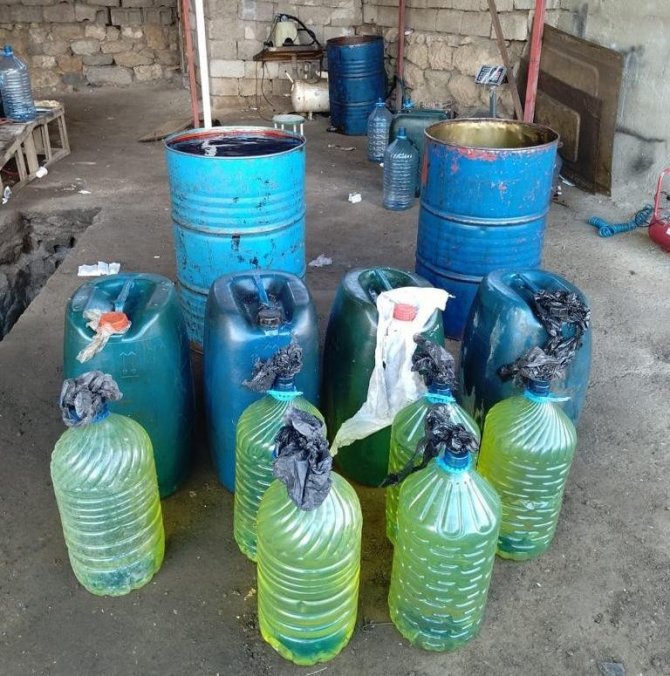 Van’da 710 Litre Kaçak Akaryakıt Ele Geçirildi