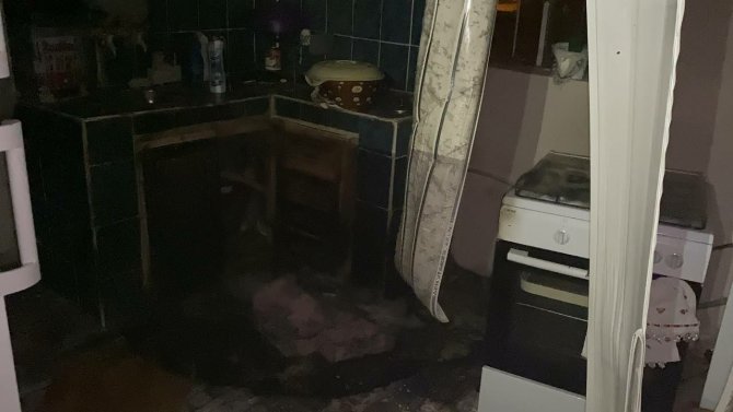 Tüp Patlaması Sonucu Mutfak Kullanılamaz Hale Geldi