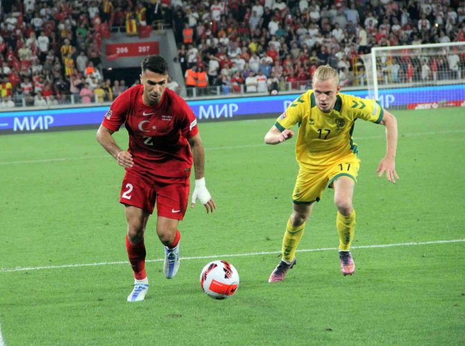 Uefa Uluslar C Ligi: Türkiye: 1 - Litvanya: 0 (İ̇lk Yarı)