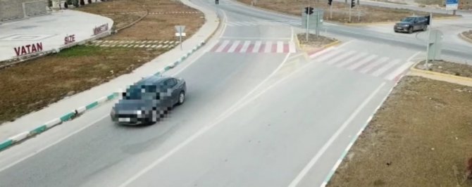 Denetim Noktasından Kaçtılar, Drona Yakalandılar