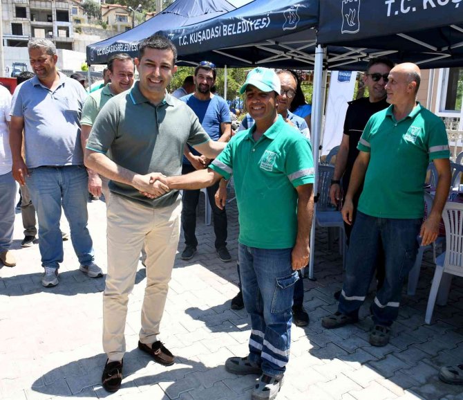 Başkan Günel Personelini Yalnız Bırakmıyor