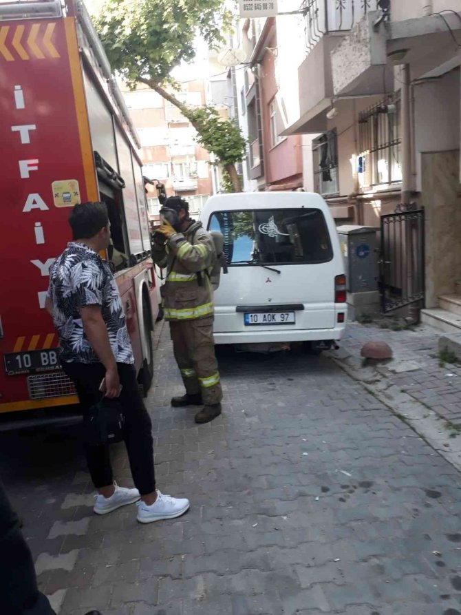 5.katta Çıkan Yangın Korkuttu
