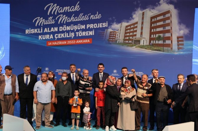 Bakan Kurum: “Mamak’a Donatıları, Parkları, Bahçeleriyle Toplamda 15 Bin 696 Konut Kazandırmış Olacağız”