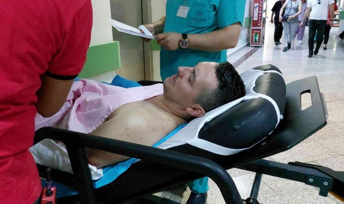 Gübre Fabrikasında Üzerine Amonyak Fışkıran İşçi Yanarak Hastanelik Oldu