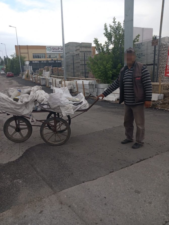 Kayseri’de Hurda Toplayıcılarına Denetim