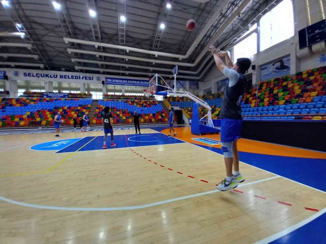 Konyaspor Basketbol, Samsunspor Maçı Hazırlıklarını Sürdürüyor