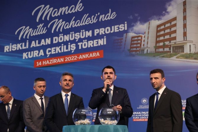 Bakan Kurum: “Mamak’a Donatıları, Parkları, Bahçeleriyle Toplamda 15 Bin 696 Konut Kazandırmış Olacağız”