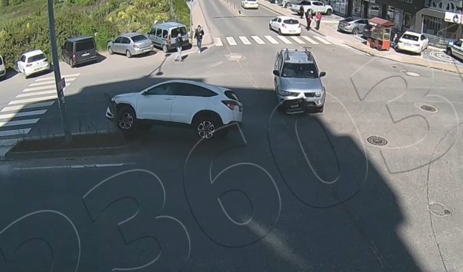 Ordu’daki Trafik Kazaları Şehir Kameralarında