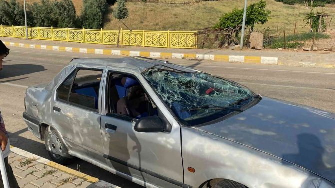 Siirt’te Araç Takla Attı: Sürücü Kazayı Yara Almadan Atlattı