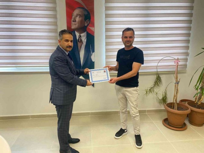 Ergene’de Afad Eğitmenlerine Başarı Belgesi