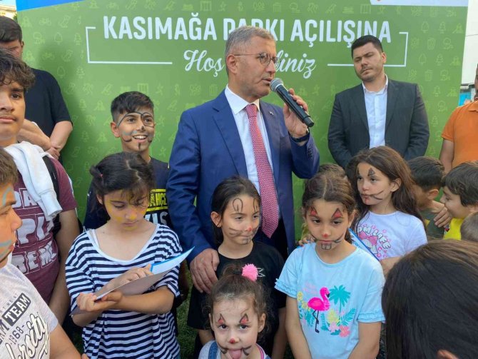 Üsküdarlı Çocuklar Kasımağa Parkı’nın Açılışında Doyasıya Eğlendi