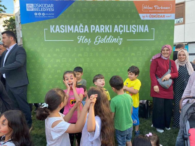 Üsküdarlı Çocuklar Kasımağa Parkı’nın Açılışında Doyasıya Eğlendi