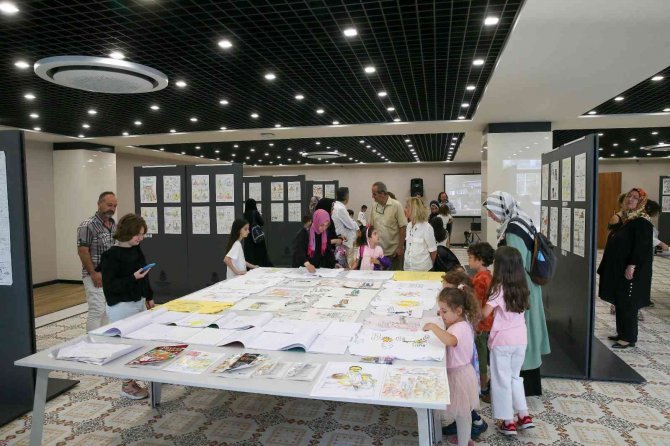 Başakşehir’in Çizgi Kahramanları Sergide Bir Araya Geldi