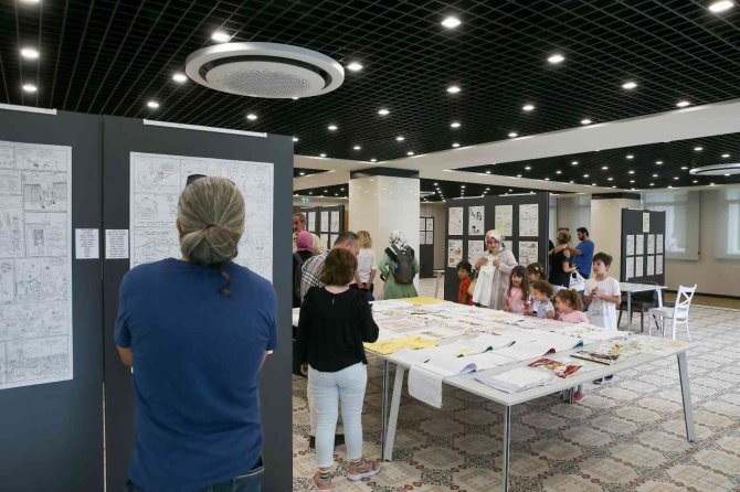 Başakşehir’in Çizgi Kahramanları Sergide Bir Araya Geldi