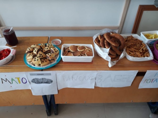 Hisarcık Atatürk İ̇lkokulunda İ̇ngilizce Kahvaltı