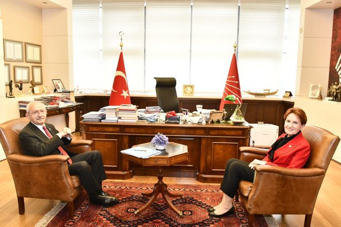 İ̇yi̇ Parti Genel Başkanı Akşener’den Chp Lideri Kılıçdaroğlu’na Ziyaret