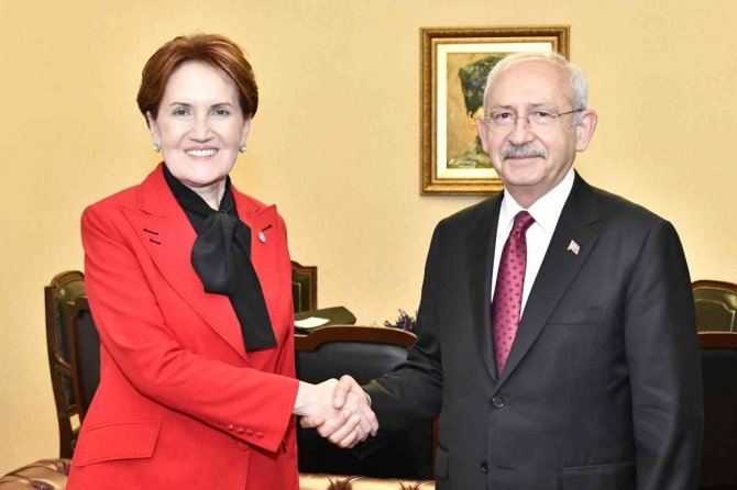 İ̇yi̇ Parti Genel Başkanı Akşener’den Chp Lideri Kılıçdaroğlu’na Ziyaret