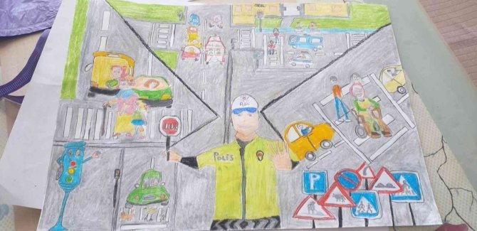 Kütahya’da Trafik Haftası Yarışmalarında Dereceye Giren Öğrenciler Ödüllendirildi