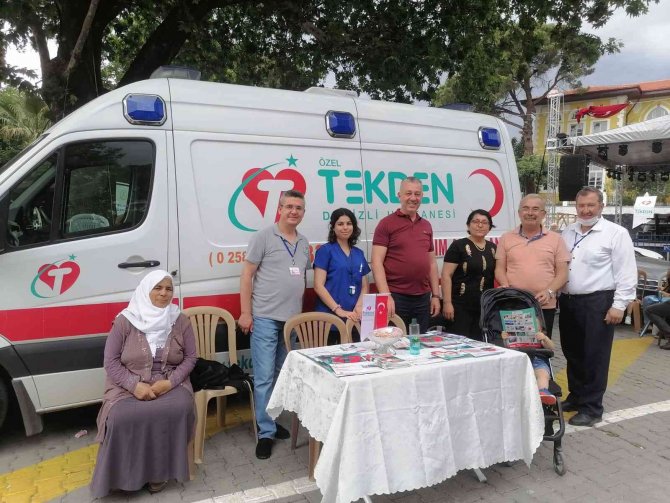 Tekden Hastanesi, Buldan Dokuma Festivaline Sağlık Desteği Verdi