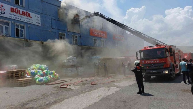 Samsun Gıda Borsası’nda Yangın