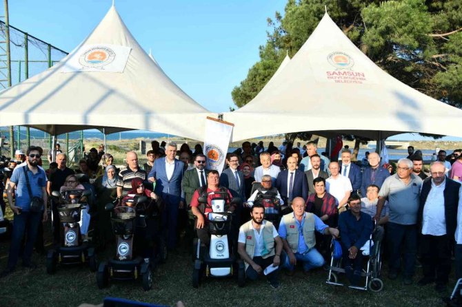 Samsun’da 126 Engelliye Tekerlekli Sandalye