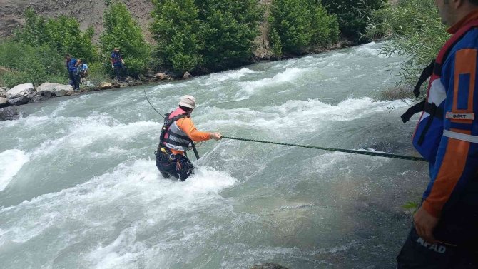 Çayda Akıntıya Kapılan Sağlıkçıyı Arama Çalışmaları Beşinci Gününde