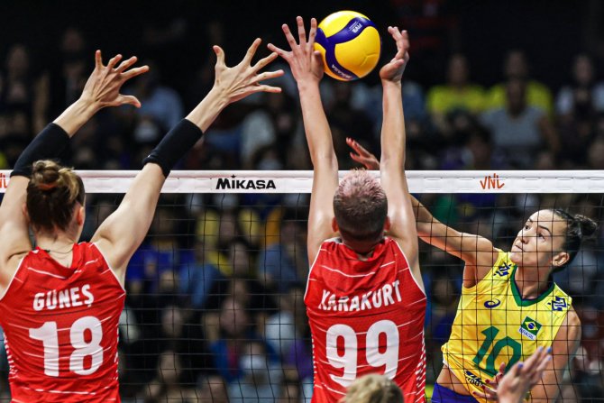 A Milli Kadın Voleybol Takımı, Brezilya’ya 3-1 Mağlup Oldu