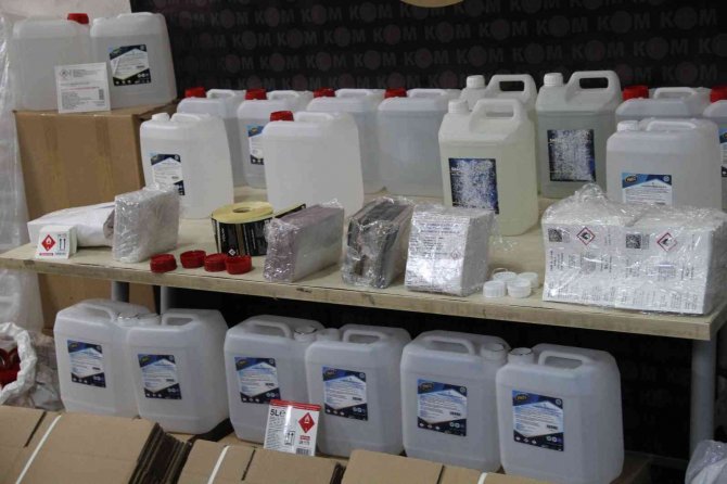Aydın’da Üretim Tesisine Sahte Alkol Baskını