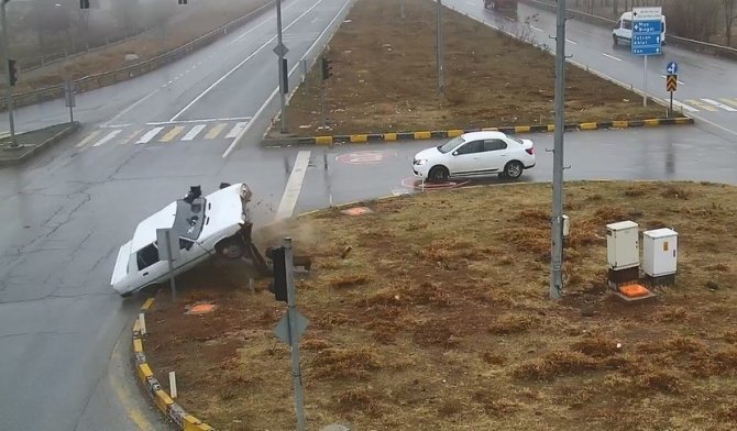 Bitlis’teki Trafik Kazaları Kamerada