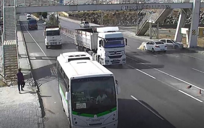 Bitlis’teki Trafik Kazaları Kamerada