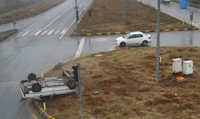 Bitlis’teki Trafik Kazaları Kamerada