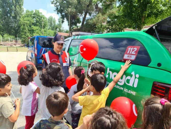 Çocuklar Jandarma Teşkilatının Tanıtımı Yapıldı