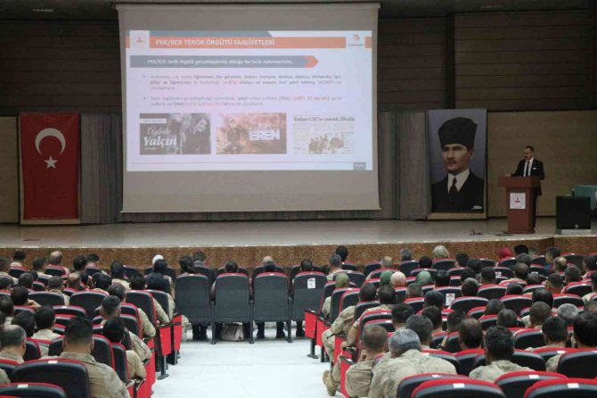 Erzincan’da Güvenlik Korucularına Hizmet İçi Eğitim Semineri Verildi