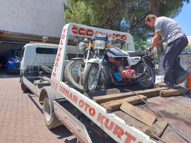 Jandarmadan Motosiklet Denetimi
