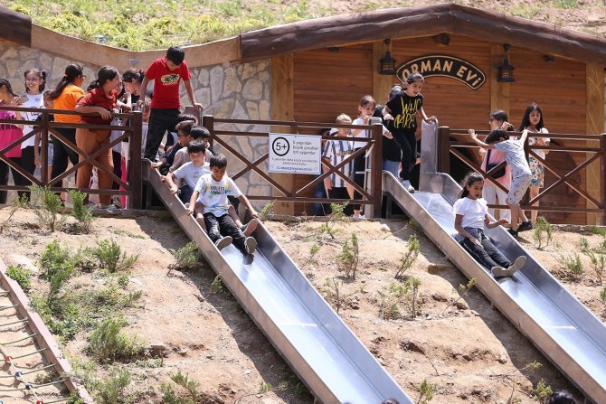 Öğrenciler Okul Stresini Doğal Yaşam Parkında Atıyor
