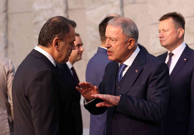 Bakan Akar, Yunanistanlı Mevkidaşı Panagiotopoulos İle Görüştü