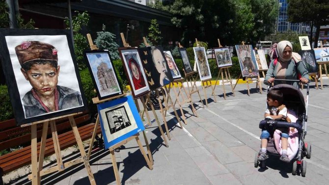 Van’da Kadın Sanatçılardan Resim Sergisi